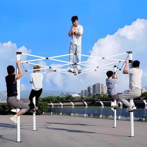 <span class=keywords><strong>Tente</strong></span> pliante 3x3m pour 5+ personnes, poteaux en acier allié, 3000mm, imperméable, sac <span class=keywords><strong>de</strong></span> transport, parois latérales, sacs <span class=keywords><strong>de</strong></span> sable pour le camping en plein air - Product Image 4