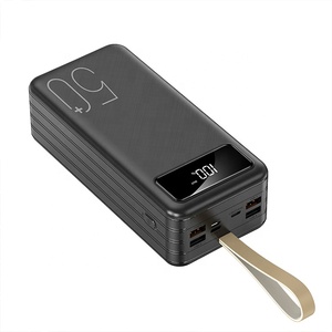 พาวเวอร์แบงค์ความจุสูง ช่องเสียบ 3 ช่อง 4 พอร์ต USB ความจุ 50000mAh สำหรับชาร์จโทรศัพท์มือถือ - Product Image 2