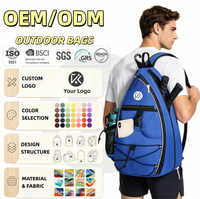 Sac de raquette de pickleball avec crochet de fixation, sangle en maille respirante, cordon élastique, poche doublée de feutre, poche de sécurité, boucle à dégagement rapide