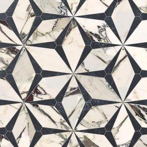 Bằng tia nước tự nhiên sang trọng đá cẩm thạch khảm mô hình gạch lát sàn thiết kế hiện đại phong cách tự nhiên đá gạch lát sàn tường gạch - Product Image 5