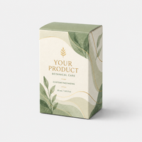Boîte cosmétique personnalisée pour produits de beauté, tels que le gloss à lèvres, avec un design élégant et un emballage imprimé sur mesure
