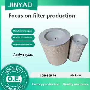 Fabrika doğrudan satış kamyon hava filtresi 17801-3470, HINO için P500240 mekanik araç