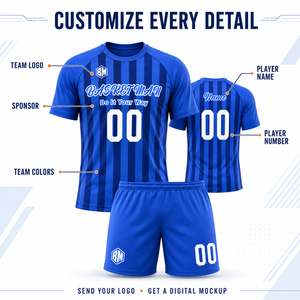 Jersey Sepak Bola Custom Heat Transfer, Kaos Bola dengan Panel Mesh, Versi Pemain, Cepat Kering, OEM Grosir, Logo, Nama, Nomor untuk Klub - Product Image 3