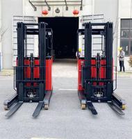 Chariot élévateur électrique RUM CQD20-80 2T 2000kg avec batterie lithium-ion, mât bi-étages, hauteur de levage 3m, siège, service longue durée