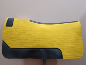 Tapis de selle Western Feltpad Style de saut à cheval unique Coquille en cuir de dressage avec tissu de rembourrage en coton et laine - Product Image 2