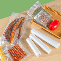 Rouleau de sacs sous vide gaufrés PA, film nylon haute barrière, qualité alimentaire, pour viande, fromage, cuisson sous vide