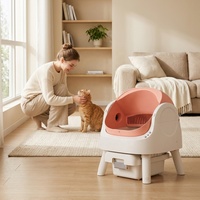 Bac à litière automatique mains libres pour chat AutoScooper11, contrôle des odeurs, grande capacité, écologique, nettoyage facile, silencieux