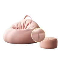 Canapé paresseux rond en forme de larme, personnalisé et coloré, en gros