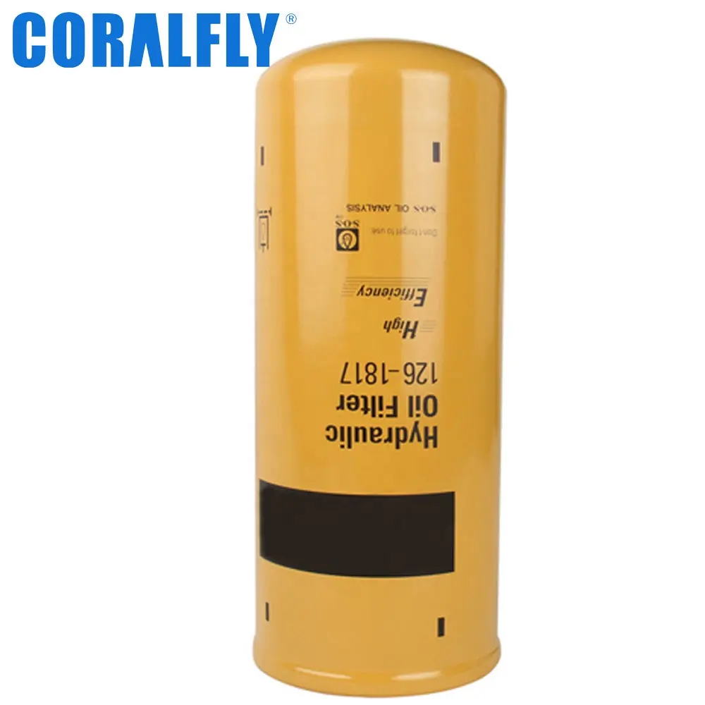 CORALFLYショベル油圧オイルフィルター126-1817 1261817 225-4118 45543 HF6588 P165675 HC-5512 BT8878