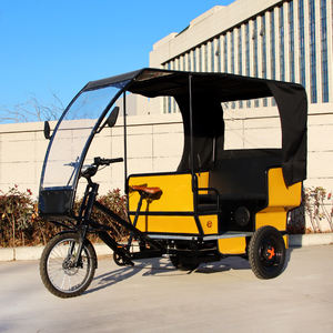 Véhicule de transport motorisé à trois roues pour usage commercial : Vélo-taxi, Rickshaw, Moto-taxi, Vélo électrique à 3 roues - Product Image 3