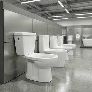 Inodoro de Cerámica de Dos Piezas de Calidad Premium con Sifón Redondo en Forma de S, Accesorios LLC, Tapa de Cisterna - Product Image 4