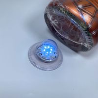 Autocollant lumineux LED en plastique coloré personnalisé OEM d'usine, étanche, pour promotions et événements vinicoles