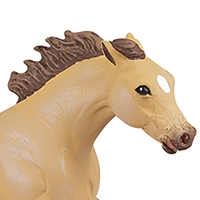 Figura de Caballo de Juguete de Plástico, Modelo de Animal Salvaje, Muñeco para Niños, Juego Educativo