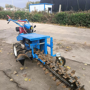 bibo Agricultural <b>Walk</b> Behind Chain Trencher Handheld Ditching Trenching <b>Machine</b> for Irrigation Pipeline - Product Image 3