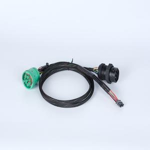 Kabel diagnostik truk tugas berat j1980 kabel diagnostik tipe 2 Y 9 Pin colokan Deutsch ke db15 kabel diagnostik pria - Product Image 2