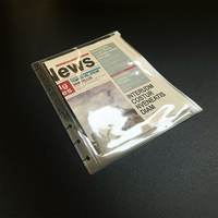 Porte-documents A5 en PVC imperméable de haute qualité avec fermeture éclair et perforation champignon, pochette transparente pour documents et budget