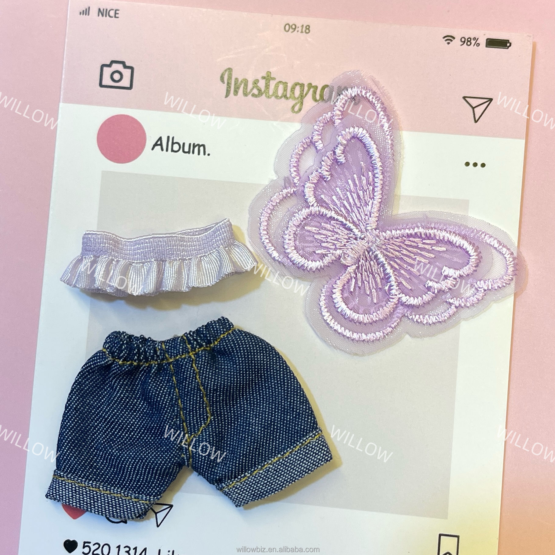 Dark blue jeans set 1