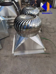 Ventilador de Extracción Axial de Bajo Ruido, Accionado por Viento, de Acero Inoxidable, con Bola de Acero Inoxidable, de 600 mm, 16 Pulgadas, 20 Pulgadas, 800 mm, para Montaje en Techo, con una Fuerte Succión de 9000 m³/h, Marca Shuangyi - Product Image 3