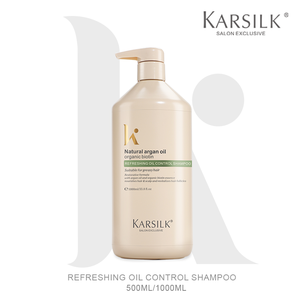 Özel etiket sülfat ücretsiz organik <span class=keywords><strong>Bio</strong></span> Protein Vegan havyar özü Argan yağı kıvırcık saç şampuan ve saç kremi saç bakımı seti - Product Image 2