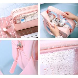 Good Quality Transparent Cosmetic <b>Bag</b> Travel Toiletry <b>Bag</b> <b>Beach</b> Waterproof Large Capacity Storage <b>Bag</b> - Product Image 3