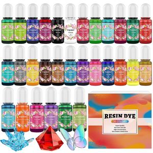 PJ018 Kit Fai-da-Te per Arte e Artigianato, 30 Colori, Pigmento Liquido ad Alta Concentrazione, Inchiostro Organico, Colorante per Resina Epossidica, Alta Qualità - Product Image 4