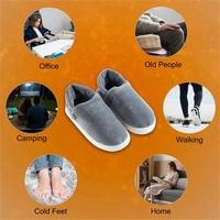 Chaussures électriques d'hiver certifiées CE, chaleur et confort, température réglable du pied, chaussures chauffantes électriques