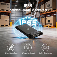 Escáner Portátil Effon 2026 IP65, Escáner de Códigos de Barras USB de Bolsillo 1D/2D con Clip Trasero, Compatible con Android e iOS, PDA para Logística, Almacén e Inventario