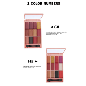 Paleta de Sombras de Ojos de 12 Colores Menow E467 OEM/ODM de Marca Privada, Resistente al Agua, Set de Sombras de Ojos, Cosméticos para Mujer, Venta al por Mayor de Fábrica - Product Image 4