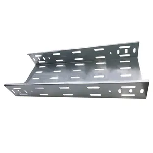 Cable Trunking 100x50 Galvanized Light Duty Perforated Ladder Type Cable Tray Horizontal Use of Building Space