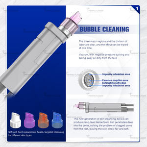 Appareil cosmétique 10 en 1 pour le nettoyage du visage, équipement de beauté, rajeunissement de la peau, élimination de l'acné, soin de la peau, appareil d'hydradermabrasion - Product Image 3