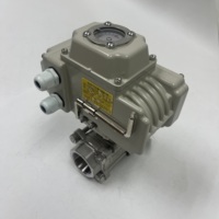 Vanne à boisseau sphérique électrique en acier inoxydable SS304 de 2 et 3 pouces, étanche IP65, résistante aux hautes températures pour applications aquatiques