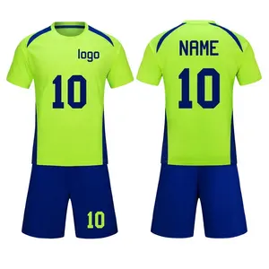 Slim fit 100 polyester men custom soccer jersey sports breathable t shirt short set training basketball uniform
