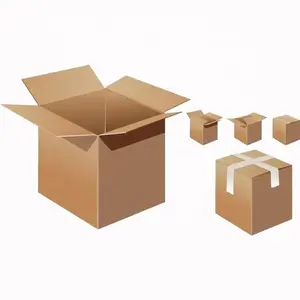 China Supplier Custom Logo Print Delivery Box For Packing Postal Corrugated Paper Carton Tear Off Strip Shipping Mailer Boxes