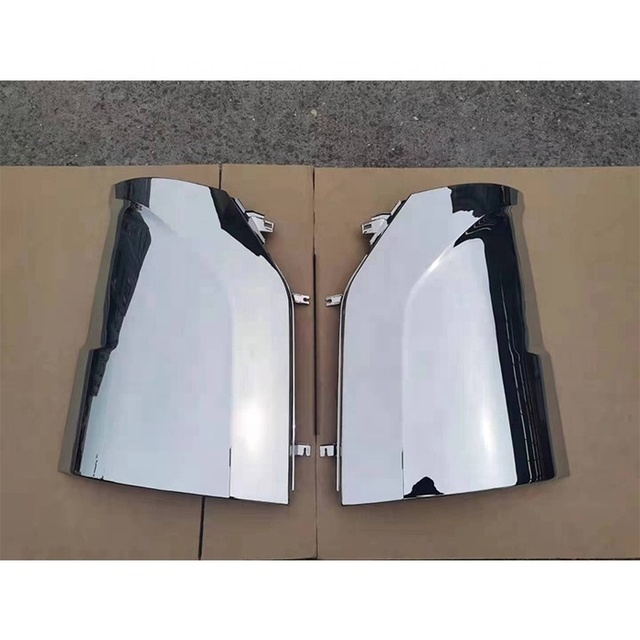 Truck Body Spare Parts KNH-011004 Big Chrome Lower Corner Panel for Hino Mega 700 2017