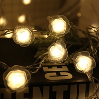 Guirlandes lumineuses de noël imperméables pour l'extérieur, multicolore, arbre de noël, fenêtre de mariage, batterie décorative USB solaire