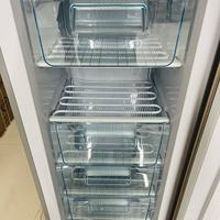 Congélateur vertical commercial à porte unique de 193 L, congélateur domestique à tiroirs, réfrigérateur tout congélateur, efficacité énergétique de première classe
