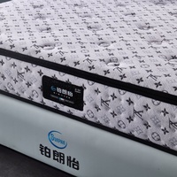 Colchón Plegable Económico en Caja, de Tela, para Hotel, con Látex Natural, Gel, Espuma Viscoelástica y Resortes Ensacados
