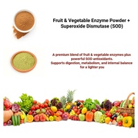 Extrait végétal de qualité alimentaire garantie, ingrédient pur, poudre enzymatique de fruits et légumes, marque privée, favorise le transit intestinal