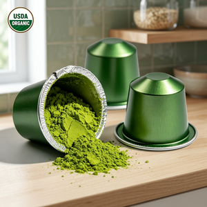 Cápsulas de Matcha de Sistemas Versátiles, Sabores Gourmet Surtidos, Personalización Según Requisitos, Venta al por Mayor, Muestras Gratis - Product Image 1