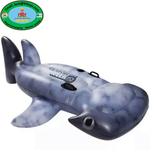 Raft gonflable en PVC en forme de requin marteau pour la piscine, idéal pour les fêtes d'é<span class=keywords><strong>t</strong></span>é - Product Image 1