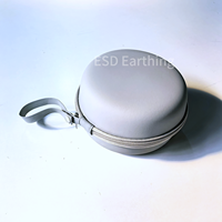 Oreiller en forme de U de mise à la terre ESD antibactérien portable, remplissage d'éponge de mémoire de technologie avancée améliorant la santé du cou