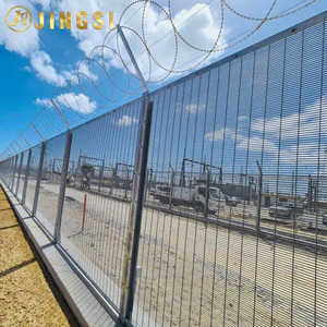 <span class=keywords><strong>รั้ว</strong></span>เหล็กชุบสังกะสีเคลือบสีฝุ่นแบบหนาพิเศษ ป้องกันการปีนป่าย รุ่น 358 พร้อมลวดหนาม - Product Image 1