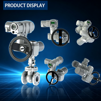 Actionneur électrique intelligent modulateur IP68 ATEX SIL multi-tours avec retour HART Modbus RTU vers PLC/DCS, boutons OUVRE-ARRÊTE-FERME