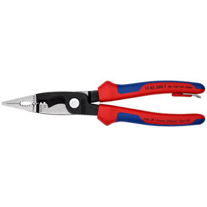 Pince d'installation électrique KNIPEX 13 82 200 T avec poignées multi-composants, avec anneau de retenue intégré pour - Product Image 1