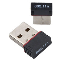 Adaptador WiFi USB Inalámbrico, Mini Tarjeta de Red para PC, Antena WiFi de 150 Mbps, Adaptador Dongle LAN, Receptor Ethernet, Wi-Fi