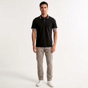 Custom High Quality Summer Men's Classic Stylish Style <b>Shirt</b> Polo <b>Collar</b> <b>T</b> <b>Shirt</b> Design Formal <b>Shirt</b> - Product Image 1