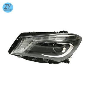 Lentille de phare pour <span class=keywords><strong>Mercedes</strong></span>-Benz CLA 117 2013 2014 2015 2016, phare d'origine Benz CLA220 250 200 260 <span class=keywords><strong>AMG</strong></span> CLA45 C117 X117 - Product Image 1