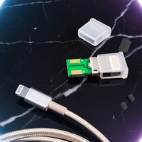 Capuchon de protection anti-oxydation en PE écologique pour connecteur USB Lightning, compatible iPhone et iPad, conforme RoHS