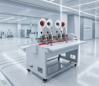 Máquina Aplicadora de Cinta de Doble Cara para Productos de Gran Tamaño, Máquina Aplicadora de Cinta de Doble Cara de Alta Velocidad para Cajas de Cartón