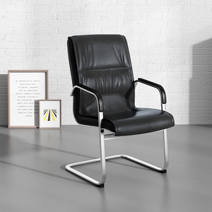 Silla de Oficina Ejecutiva Contemporánea de Cuero Sintético de Buena Calidad con Función Reclinable para Uso en Taller - Product Image 1
